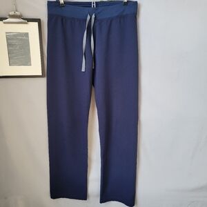 Figs Women's Livingston Basic Technical Collection Scrub Pants Blue S